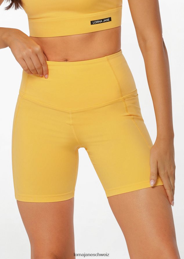 Bekleidung 202X283 Frauen Löwenzahn Lorna Jane Abstand Bauchstütze Telefon Fahrrad kurz