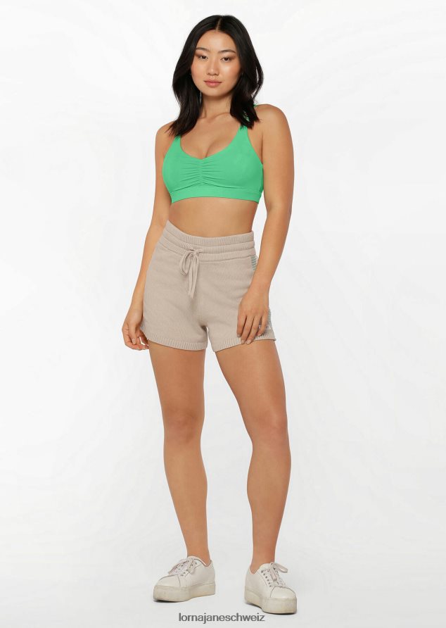 Bekleidung 202X302 Frauen cremefarben Lorna Jane Kick-Shorts stricken