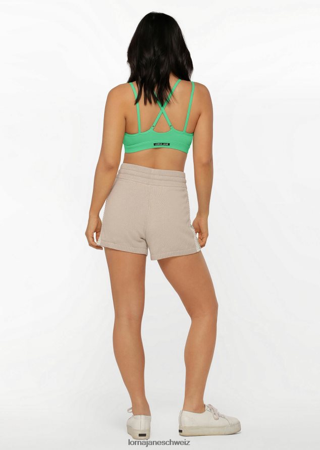 Bekleidung 202X302 Frauen cremefarben Lorna Jane Kick-Shorts stricken