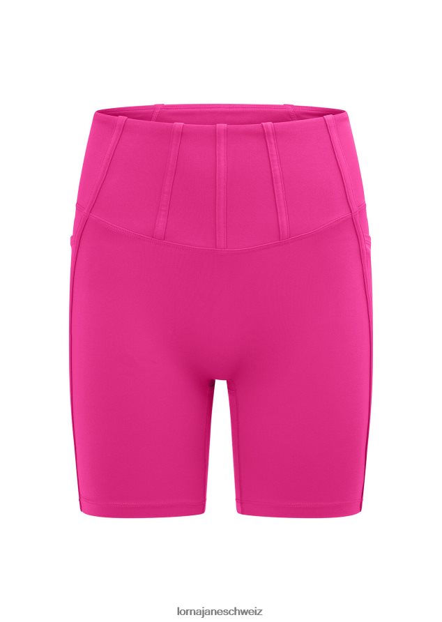 Bekleidung 202X305 Frauen leuchtend rosa Lorna Jane Support No Ride recycelte Fahrradshorts