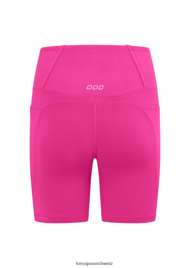 Bekleidung 202X305 Frauen leuchtend rosa Lorna Jane Support No Ride recycelte Fahrradshorts