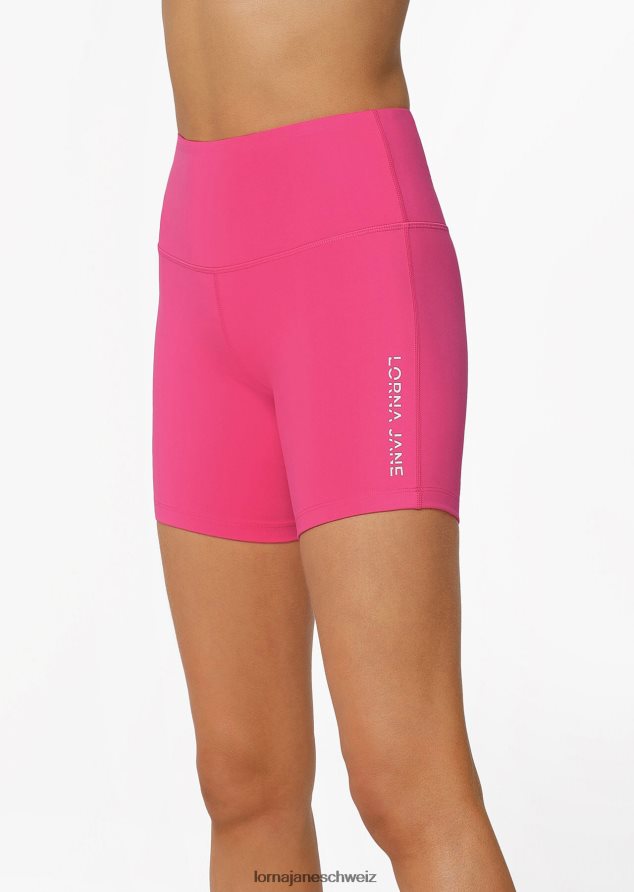 Bekleidung 202X366 Frauen Babyrosa Lorna Jane Lotus No Chafe 16cm Fahrradshorts