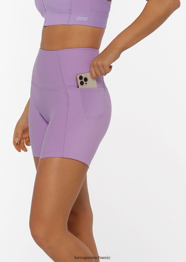 Bekleidung 202X395 Frauen lila Summen Lorna Jane ultimative Excel-Radshorts