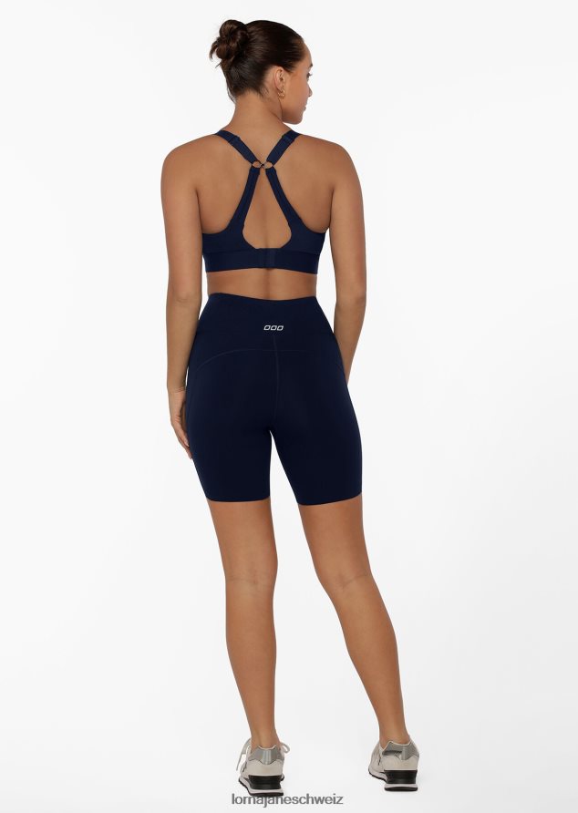 Bekleidung 202X396 Frauen Französische Marine Lorna Jane Amy Tech Bike Short mit Handytasche