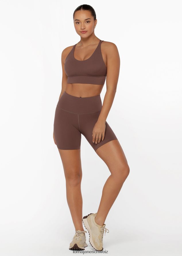 Bekleidung 202X398 Frauen Stein Lorna Jane Lotus No Chafe 16cm Fahrradshorts