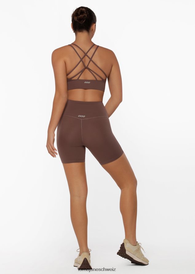 Bekleidung 202X398 Frauen Stein Lorna Jane Lotus No Chafe 16cm Fahrradshorts