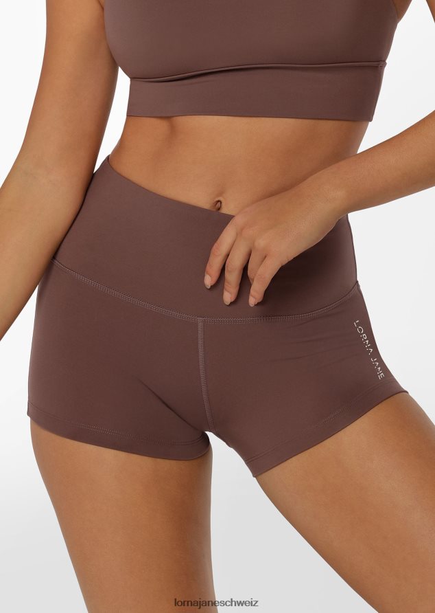 Bekleidung 202X401 Frauen Stein Lorna Jane Lotus No Chafe 7cm Fahrradshorts