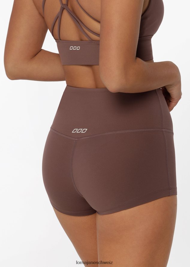 Bekleidung 202X401 Frauen Stein Lorna Jane Lotus No Chafe 7cm Fahrradshorts