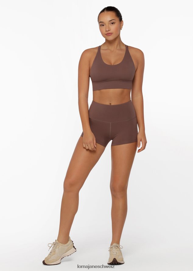 Bekleidung 202X401 Frauen Stein Lorna Jane Lotus No Chafe 7cm Fahrradshorts