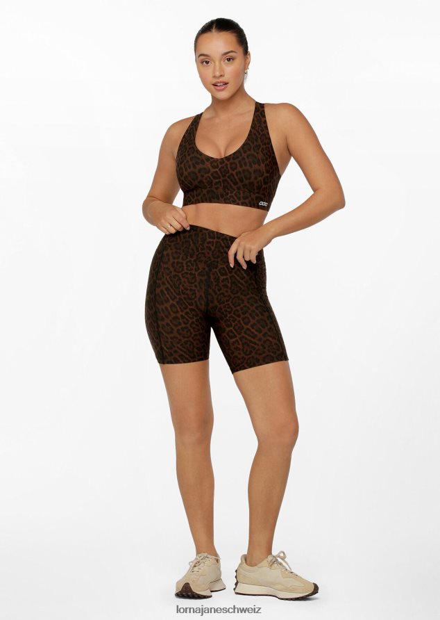 Bekleidung 202X450 Frauen Geparddruck Lorna Jane Amy Tech Bike Short mit Handytasche