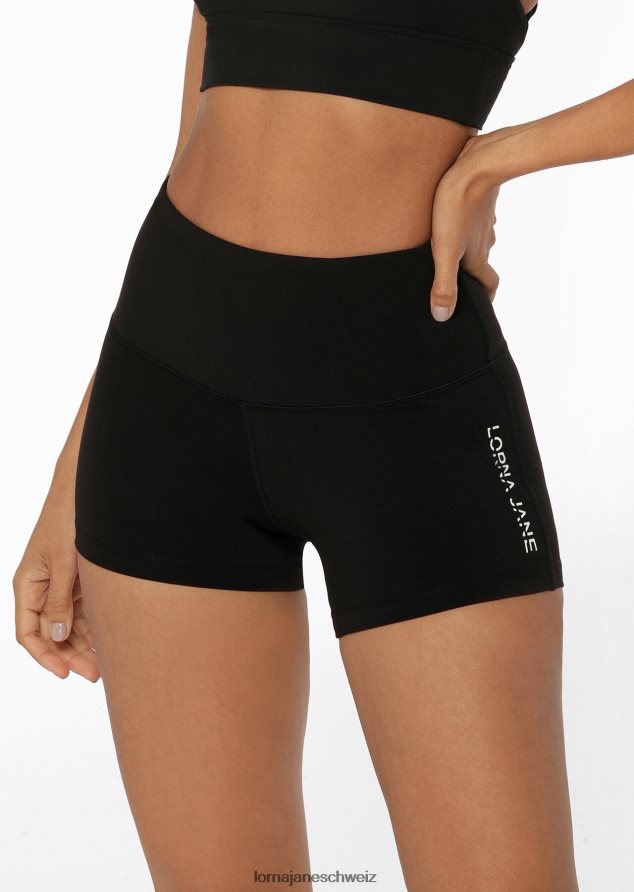 Bekleidung 202X468 Frauen Schwarz Lorna Jane Lotus No Chafe 3,5