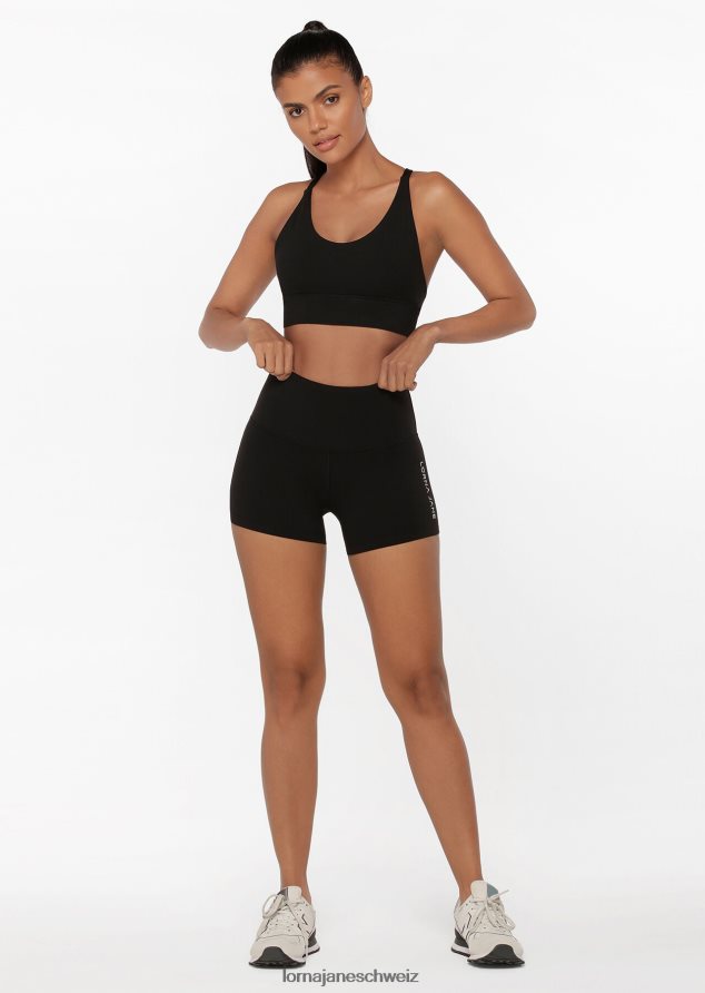 Bekleidung 202X468 Frauen Schwarz Lorna Jane Lotus No Chafe 3,5