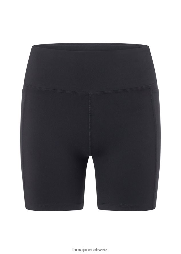 Bekleidung 202X469 Frauen Schwarz Lorna Jane Amy Tech Bike Short mit Handytasche