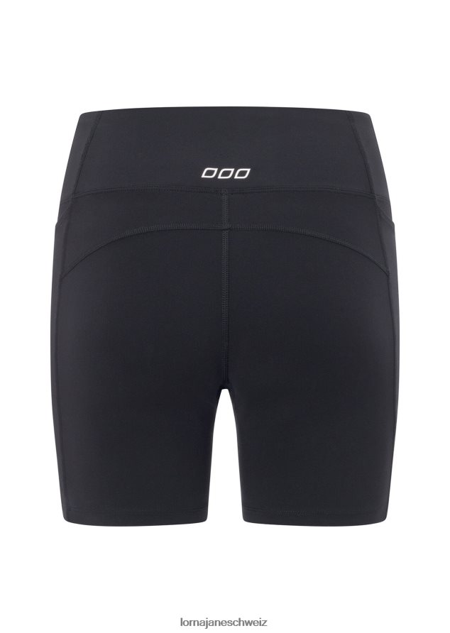 Bekleidung 202X469 Frauen Schwarz Lorna Jane Amy Tech Bike Short mit Handytasche