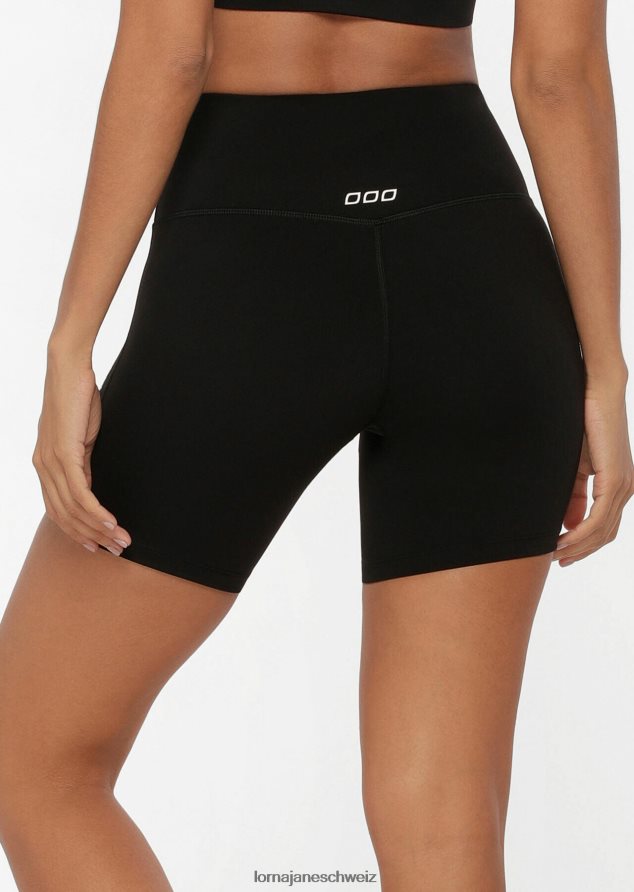 Bekleidung 202X471 Frauen Schwarz Lorna Jane Lotus No Chafe 6,2