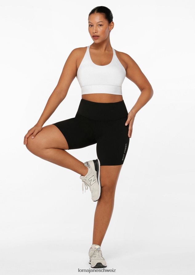 Bekleidung 202X471 Frauen Schwarz Lorna Jane Lotus No Chafe 6,2