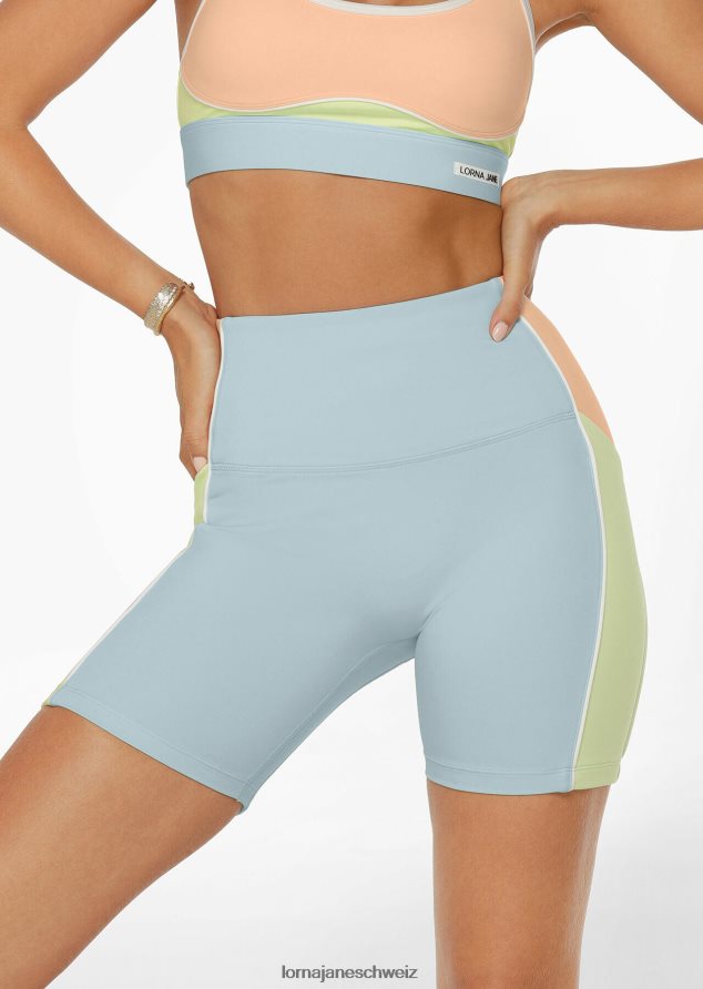 Bekleidung 202X56 Frauen Regenbogenspleiß Lorna Jane Rainbow Splice No Ride Booty Pocket Bike Short