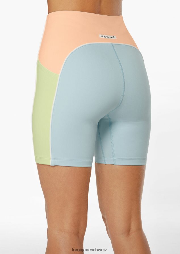 Bekleidung 202X56 Frauen Regenbogenspleiß Lorna Jane Rainbow Splice No Ride Booty Pocket Bike Short