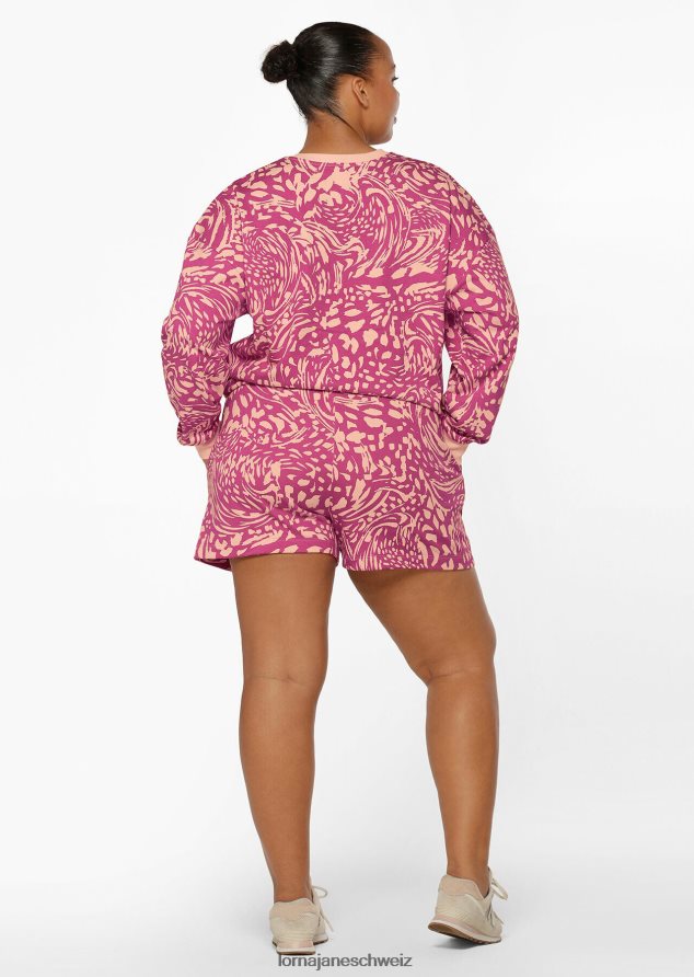 Bekleidung 202X93 Frauen hyperabstrakter Druck Lorna Jane Abstrakte Sweat-Shorts