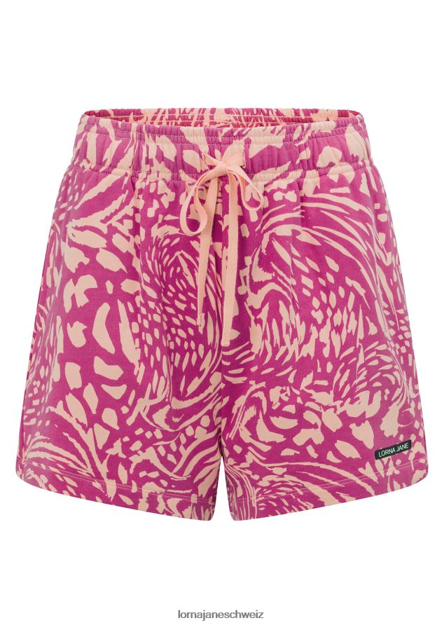 Bekleidung 202X93 Frauen hyperabstrakter Druck Lorna Jane Abstrakte Sweat-Shorts