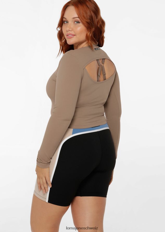 Bekleidung 202X256 Frauen Knochen Lorna Jane Aktives, kurzärmliges Oberteil mit kurzem Schnitt