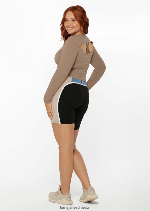 Bekleidung 202X256 Frauen Knochen Lorna Jane Aktives, kurzärmliges Oberteil mit kurzem Schnitt