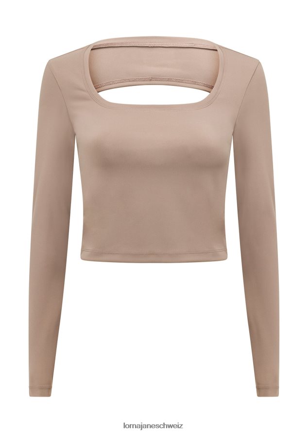 Bekleidung 202X256 Frauen Knochen Lorna Jane Aktives, kurzärmliges Oberteil mit kurzem Schnitt