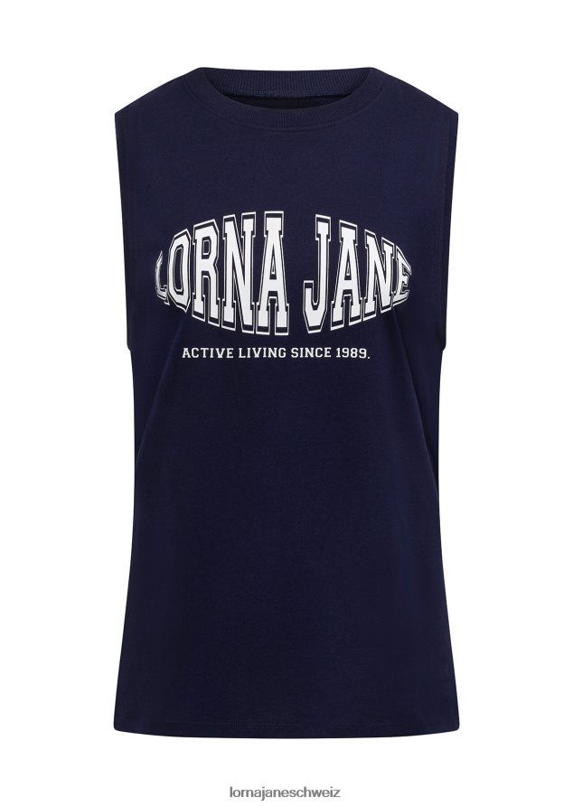 Bekleidung 202X115 Frauen Französische Marine Lorna Jane Hype Transdry Active Tank