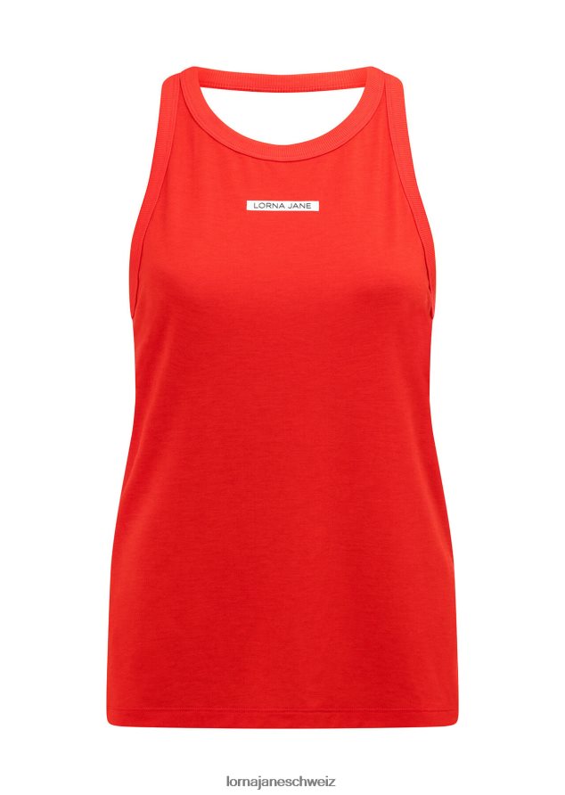Bekleidung 202X119 Frauen heiße Tomate Lorna Jane Side-Step-Aktivtank