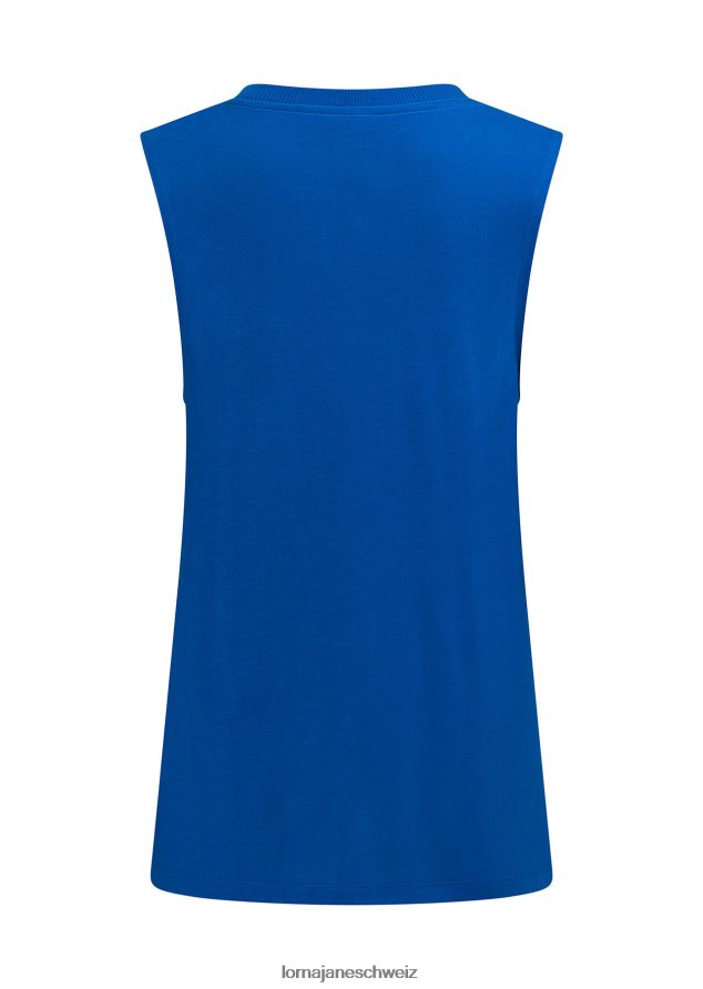 Bekleidung 202X145 Frauen Kobaltblau Lorna Jane Lotus-Muskel-Tank