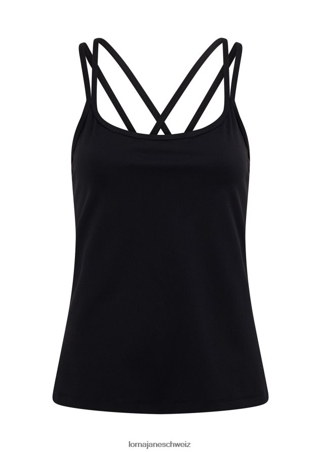 Bekleidung 202X148 Frauen Schwarz Lorna Jane im Aktivtank festgeschnallt