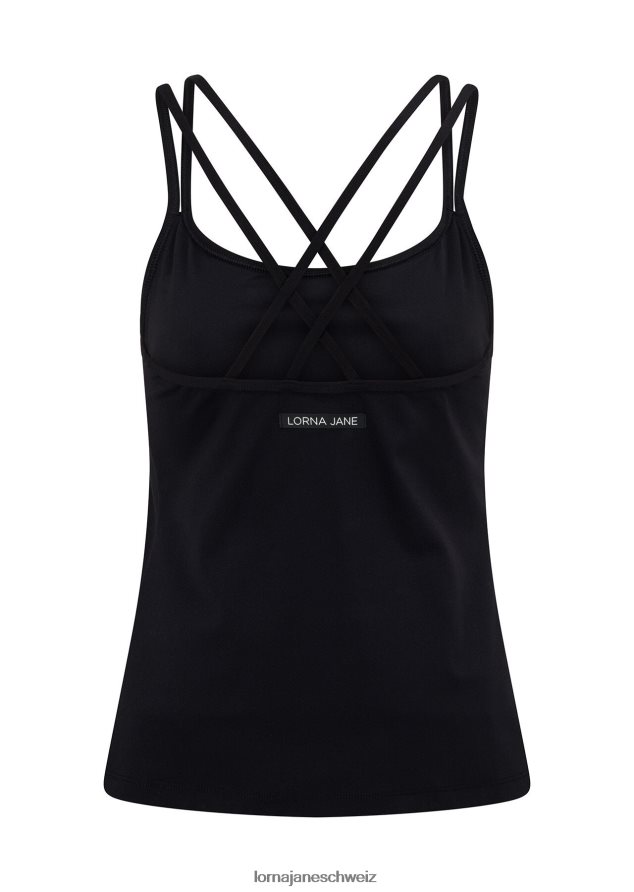 Bekleidung 202X148 Frauen Schwarz Lorna Jane im Aktivtank festgeschnallt