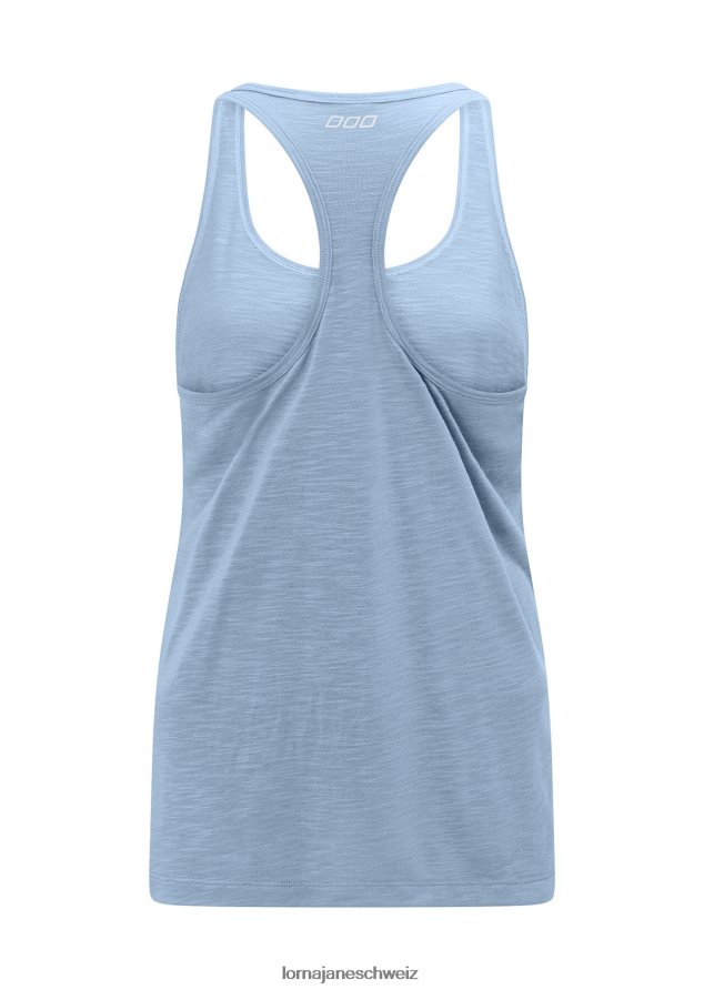 Bekleidung 202X196 Frauen Gletscherblau Lorna Jane Lässiges Fitness-Tanktop
