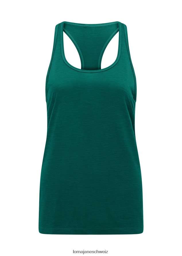 Bekleidung 202X197 Frauen dunkles Blaugrün Lorna Jane Lässiges Fitness-Tanktop