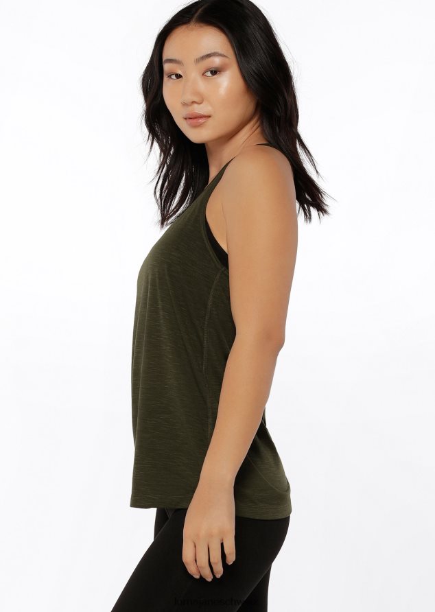 Bekleidung 202X198 Frauen Luxusgrün Lorna Jane Lässiges Fitness-Tanktop