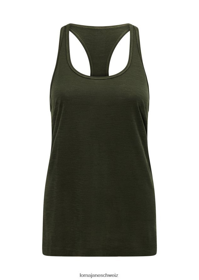 Bekleidung 202X198 Frauen Luxusgrün Lorna Jane Lässiges Fitness-Tanktop