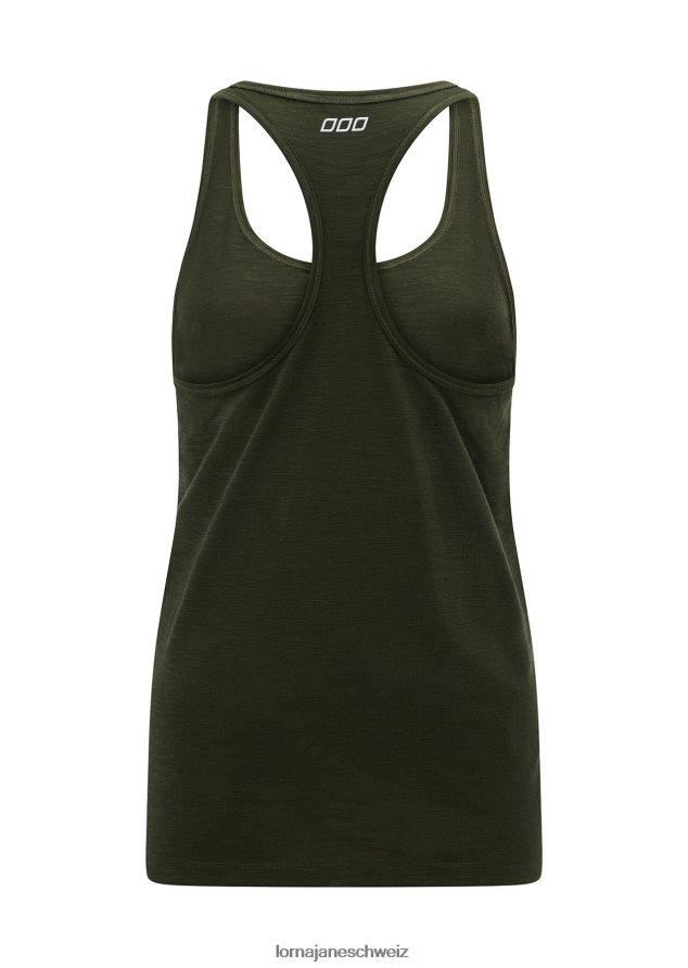 Bekleidung 202X198 Frauen Luxusgrün Lorna Jane Lässiges Fitness-Tanktop