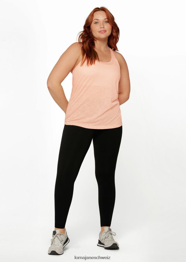 Bekleidung 202X252 Frauen blasser Pfirsich Lorna Jane Lässiges Fitness-Tanktop