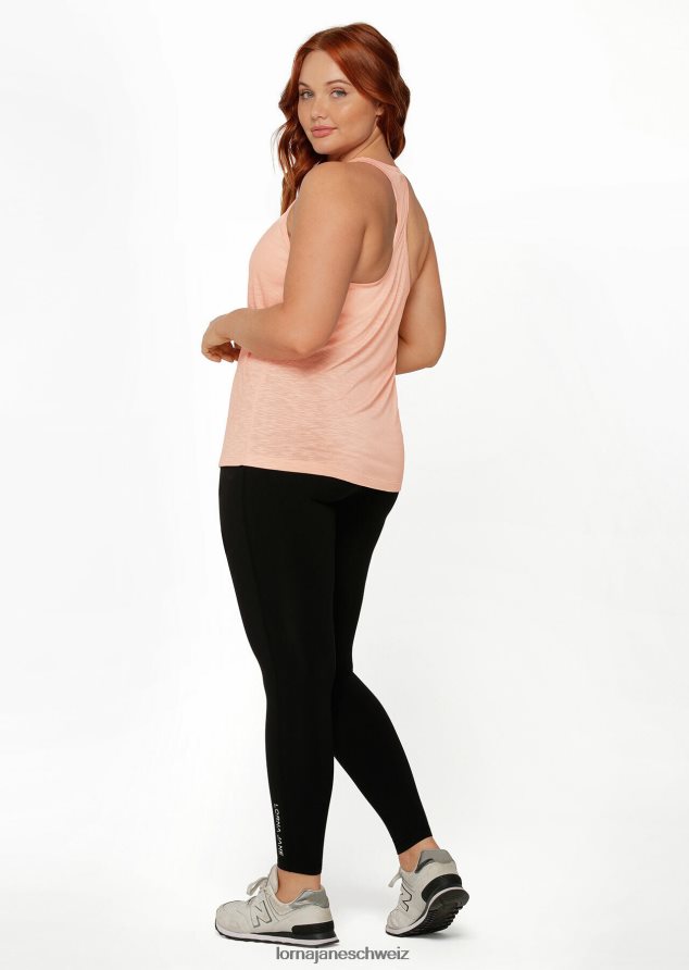 Bekleidung 202X252 Frauen blasser Pfirsich Lorna Jane Lässiges Fitness-Tanktop