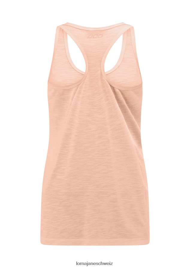 Bekleidung 202X252 Frauen blasser Pfirsich Lorna Jane Lässiges Fitness-Tanktop