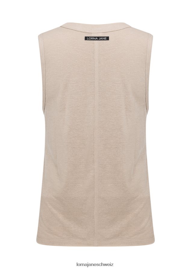 Bekleidung 202X309 Frauen cremefarben Lorna Jane Geh, Getter-Tank