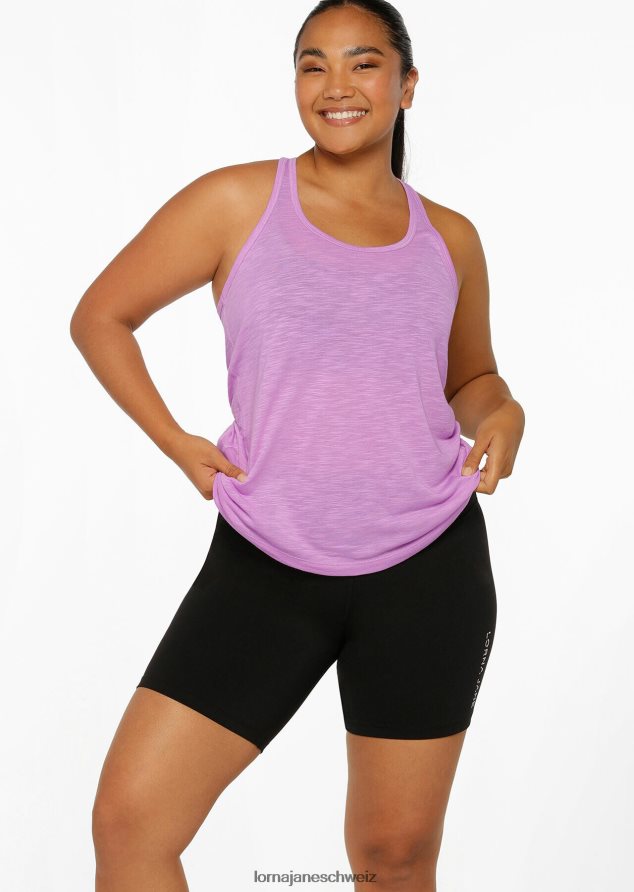 Bekleidung 202X345 Frauen lila Summen Lorna Jane Lässiges Fitness-Tanktop