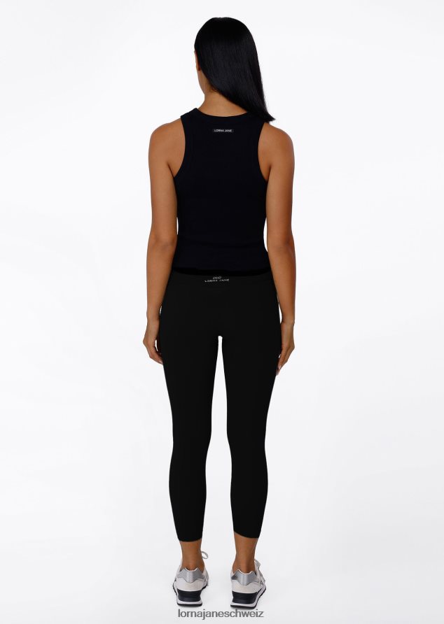 Bekleidung 202X452 Frauen Schwarz Lorna Jane klassisches geripptes Tanktop