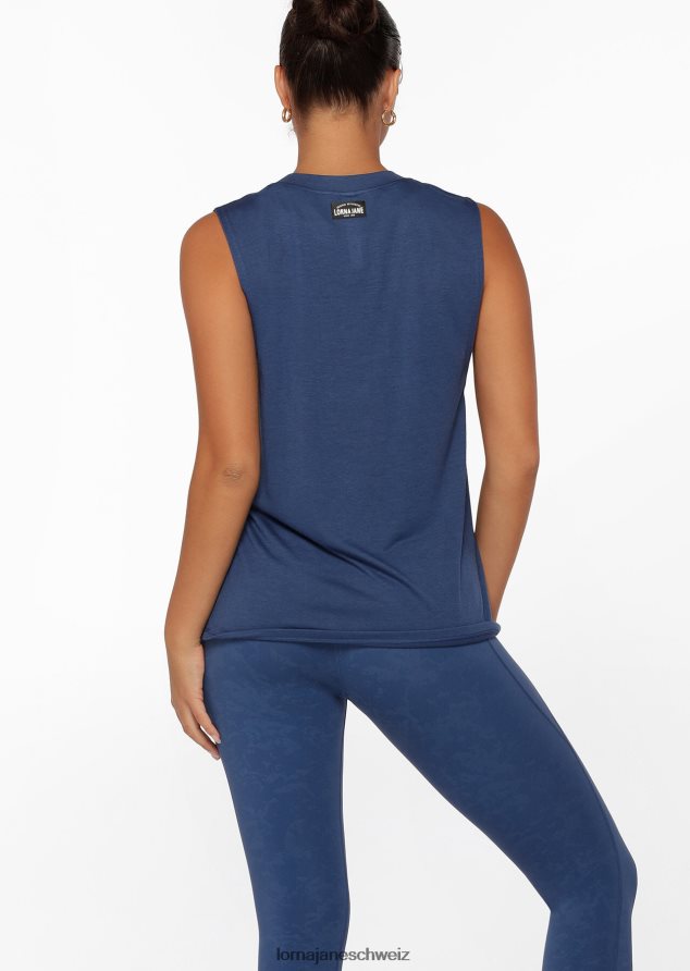 Bekleidung 202X487 Frauen Indigo Lorna Jane Muskeltank ausschalten