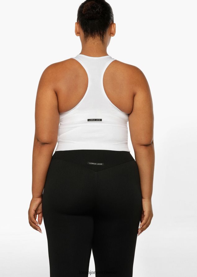 Bekleidung 202X75 Frauen Weiß Lorna Jane Nahtloses, konturgeschnittenes Tanktop