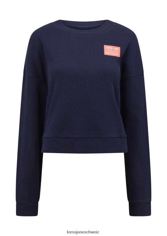 Bekleidung 202X280 Frauen Französische Marine Lorna Jane Waffelschweiß erhöhen