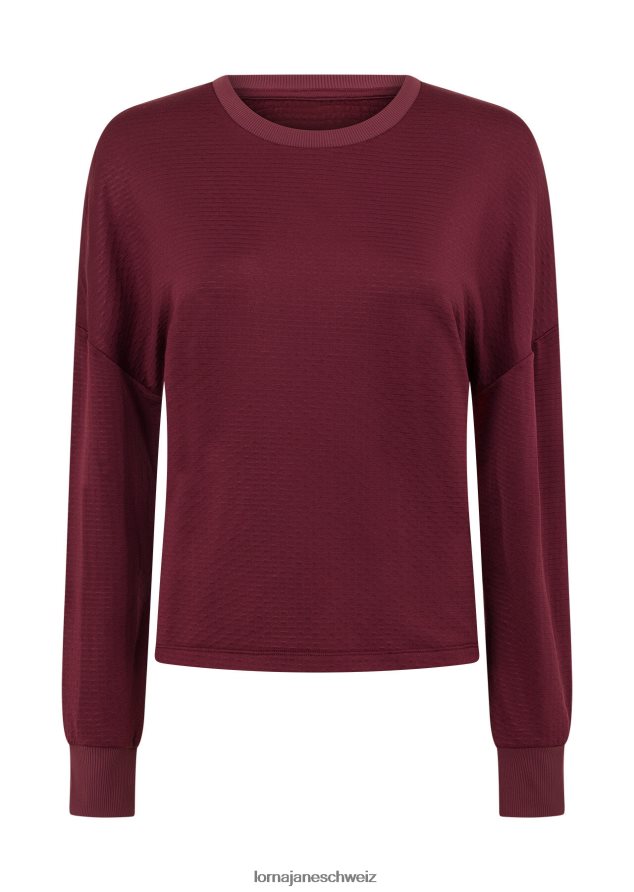 Bekleidung 202X36 Frauen kastanienbraun Lorna Jane Schweiß aufwärmen