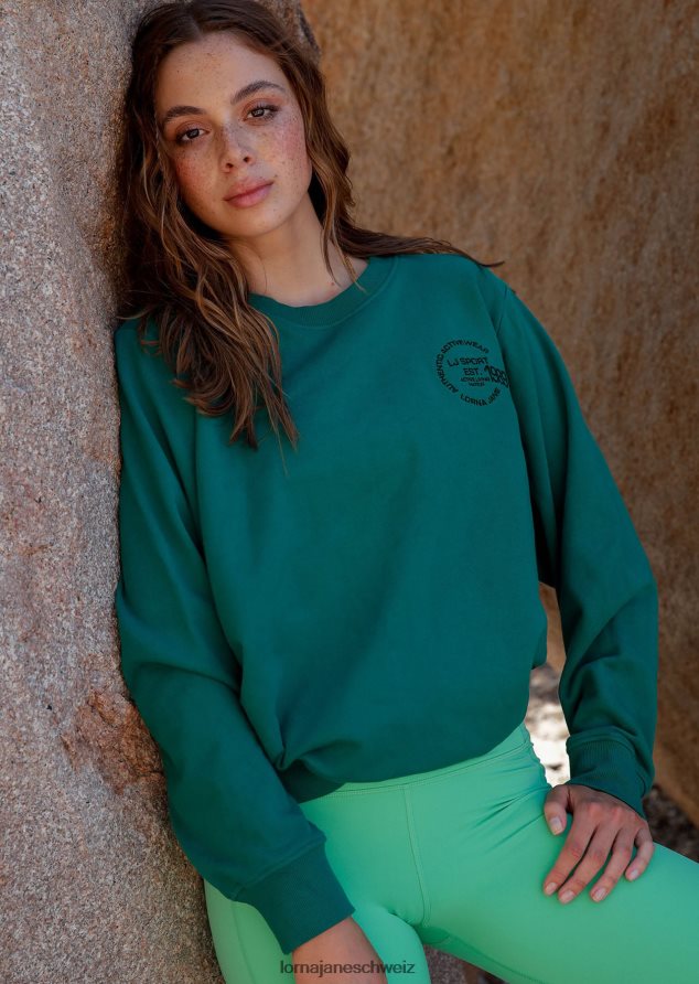 Bekleidung 202X384 Frauen dunkles Blaugrün Lorna Jane Symbol Schweiß