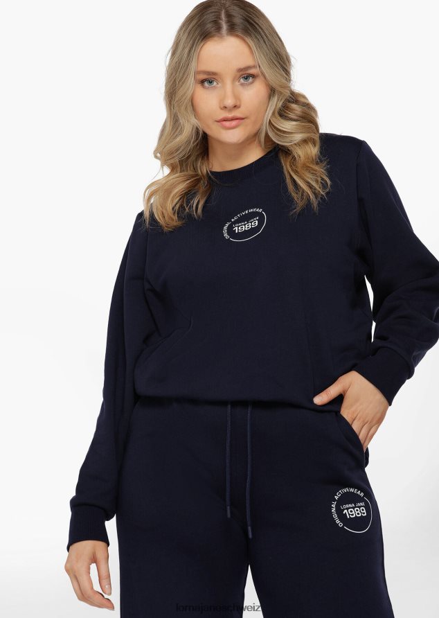 Bekleidung 202X3 Frauen Französische Marine Lorna Jane Schweiß zurücksetzen