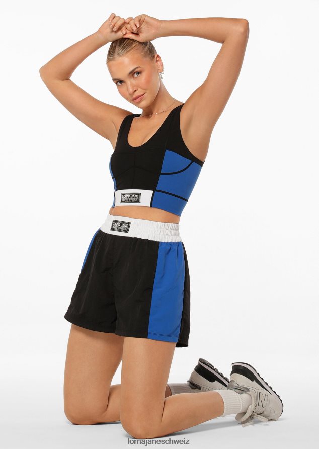 Bekleidung 202X116 Frauen schwarzer Spleiß Lorna Jane All-Star-Kombi aus recyceltem BH-Tanktop